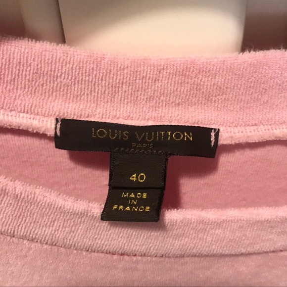 Louis Vuitton French Terry Pink Dress Size 40 - Picture 3 of 5